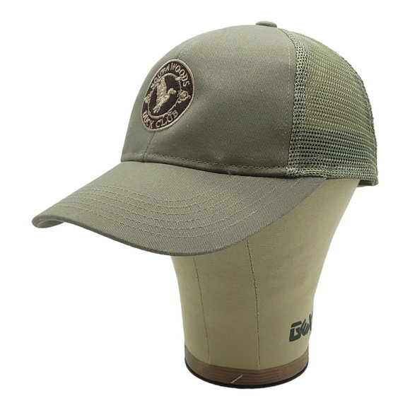 Southwoods Duck Club Green Mesh Strapback Cap Trucker Baseball Hat - Picture 2 of 12